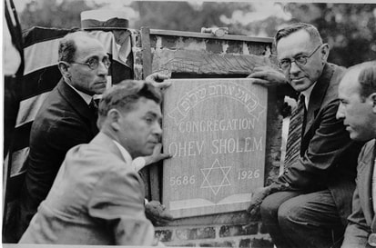 PictureLaying the cornerstone for Ohev Shalom, 1926. State Archives of Florida.