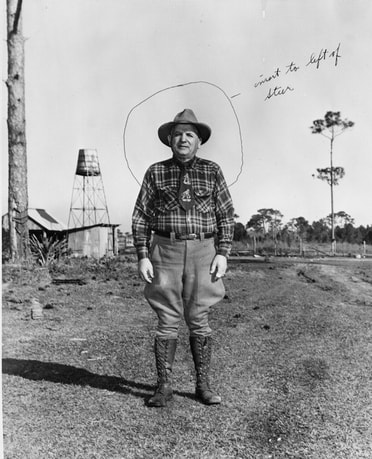 PictureSaul A. Snyder, St. Augustine rancher, late 1940s. State Archives of Florida.